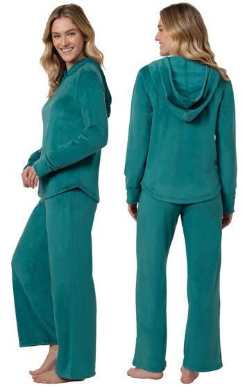 Tempting Touch Pajamas - Emerald