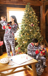 Hoodie-Footie&trade; Matching Family Pajamas - Nordic Fleece image number 1