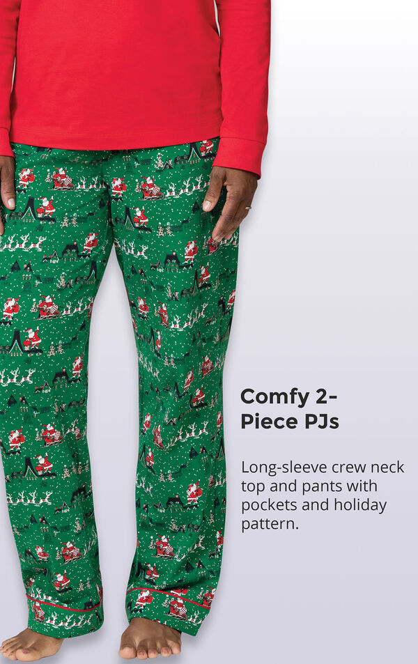 Santa's Sleigh Women's Pajamas image number 4