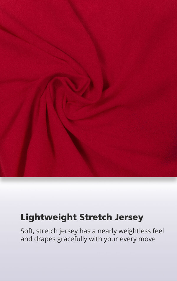 Soft, stretch jersey has a nearly weightless feel and drapes gracefully with your every move image number 4