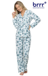 Button-Front Cooling Pajama Set image number 0