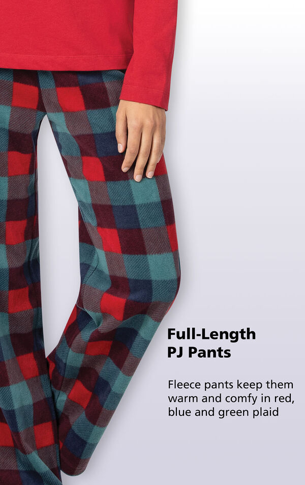 Yuletide Plaid Matching Family Pajamas image number 3