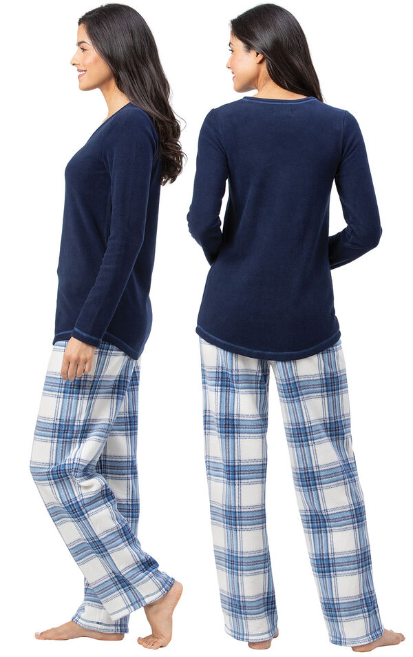 Lightweight Fleece Pullover Pajamas image number 1