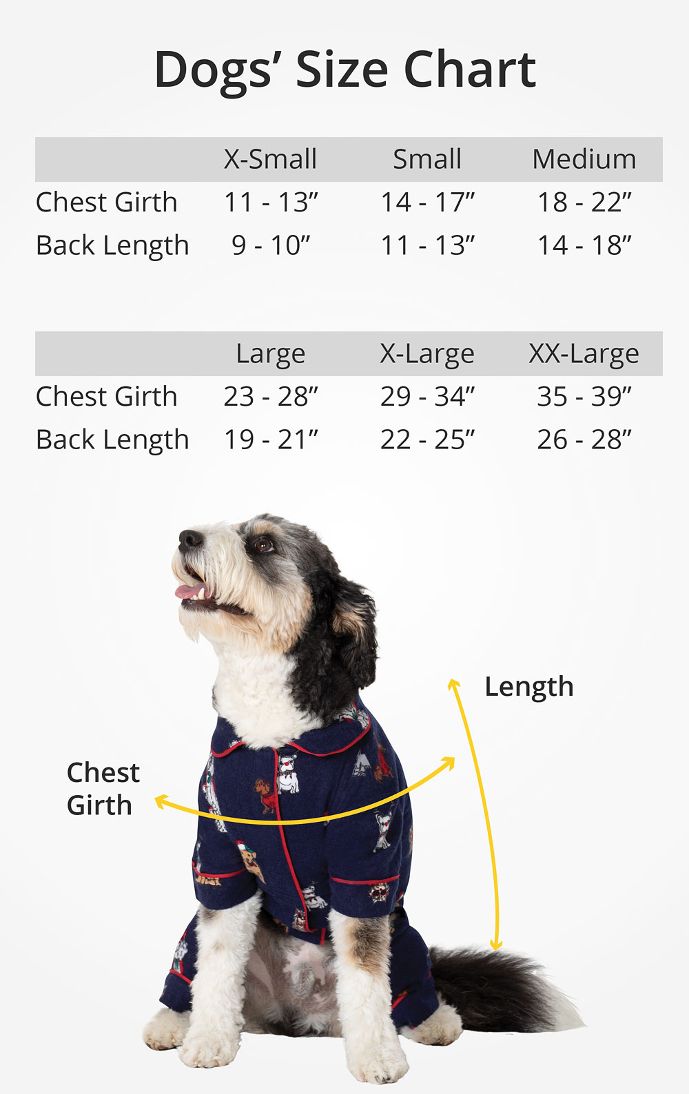Christmas Dog Print Flannel Pajamas for Dog & Owner - Navy