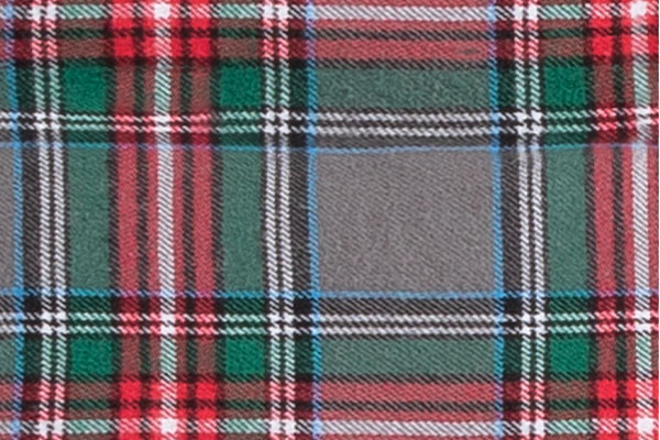 Detail of the Gray Plaid fabric