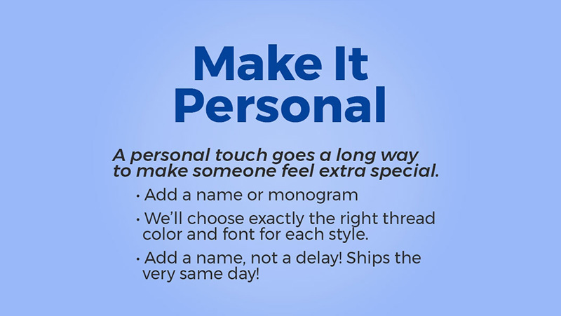 Banner: Make It Personal