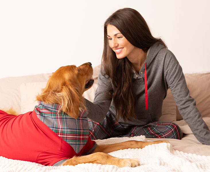 Click to Matching Pet and Owner Pajamas